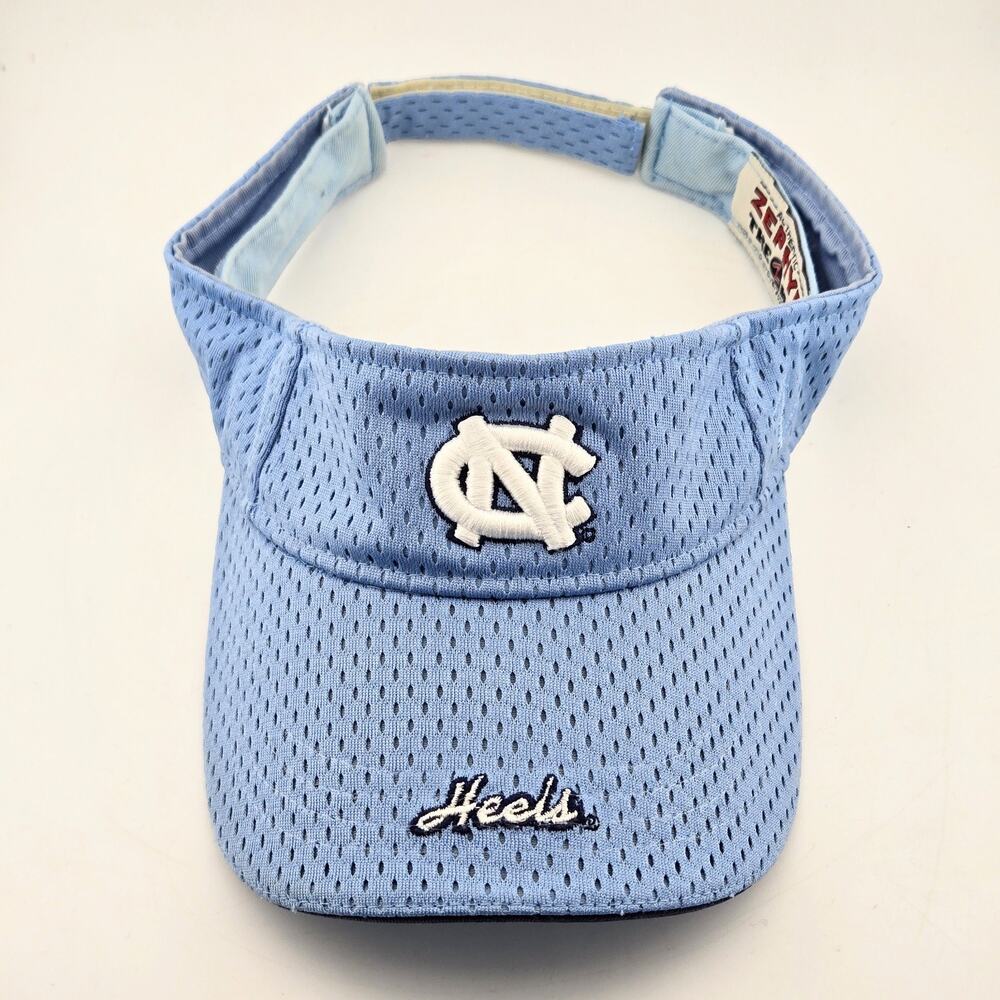 Zephyr North Carolina Tar Heels Visor Hat Light Blue Mesh Adjustable